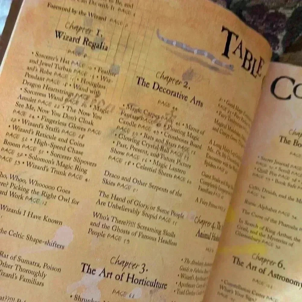 Vintage The Book of Wizard Craft Spells, Potions, Tales & 50 Things to Make Y2K - Picture 4 of 13